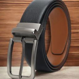 Crusset Black Leather Formal Belt for Men-image-33