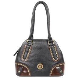 Hidesign Rebels Joanarc 02 Andora Cherokee Black Solid Medium Shoulder Handbag-image-72