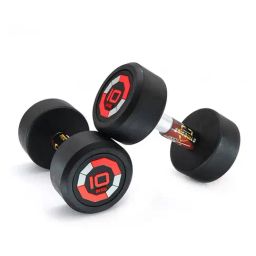 BIGBULL Rubber Coated Solid Round Dumbbell (Sold In Pair) (10 Kg x 2pc (Total = 20 kg), RED)-image-59