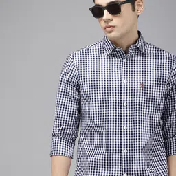 U.S. Polo Assn. Pure Cotton Tailored Fit Gingham Checked Casual Shirt-picture-13
