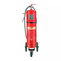 Ceasefire Aspirating Model Fire Extinguisher with Wheel 6% of Kv Foam 3% C-6 135 L SS SP Red, CF-001022-picture-1