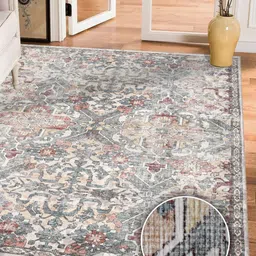 Kaleen India Green Traditional Anti-Skid Polyester Carpet-image-23