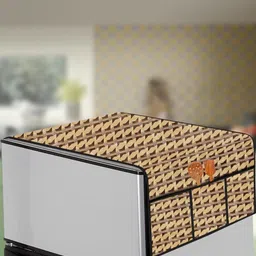 The Furnishing Tree Beige Plastic Refrigerator Cover-picture-39