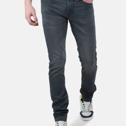 Duke Cement Grey Slim Fit Stretchable Jeans-image-77