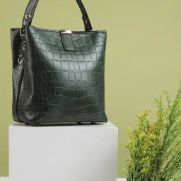 HauteSauce Black Textured Medium Tote Bag-picture-48