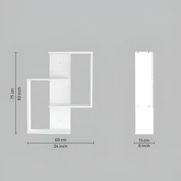 SIVOM White Multipurpose Modular Wall Shelf image 5