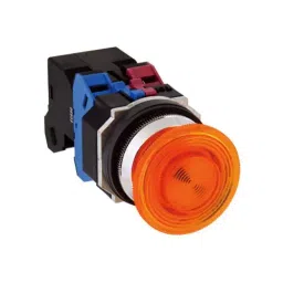 IDEC Zinc Die cast Series Pilot Light with Large 40 mm Dia LED Lens, AOLD32620DNA-19