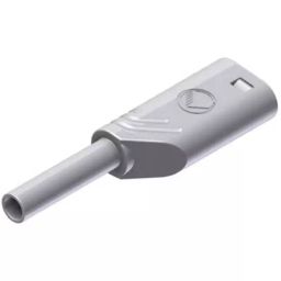 HIRSCHMANN TEST AND MEASUREMENT Banana Plug White male 2 mm Connector Solder Termination 10A Gold Plating, 975090707 (Pack of 100)-image-4
