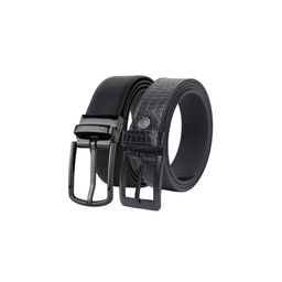 Hayes London Men Textured 2 Leather Reversible Formal Belt-image-68
