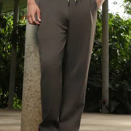 Campus Sutra Men Solid Comfort Regular Trousers-picture-27