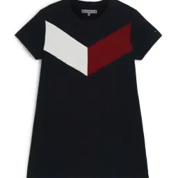 Tommy Hilfiger Kids Desert Sky Color Block Regular Fit Dress-image-44