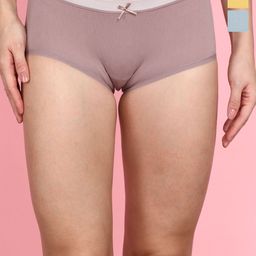 wincly fashion Pack of 3- Fabric Mid Rise Briefs Hexa/PO3/M-image-8