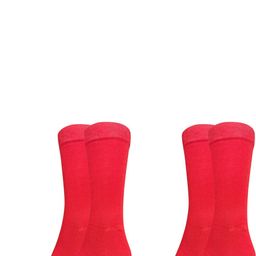 MUKHAKSH Unisex Red Socks-image-95
