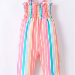 Kookie Kids Sleeveless Stripes Jumpsuits - Multicolor-image-86
