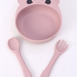 Panda Shaped Feeding Set - Lilac-image-40