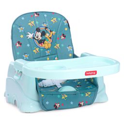 Babyhug Disney Booster Seat With Mickey & Friends Star Theme Print - Green-image-65