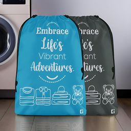 Aura Blue Set of 2 Water Resistant Multi-Utility Organisers-42
