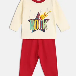 MINI KLUB Boys Printed T-shirt with Trousers-42