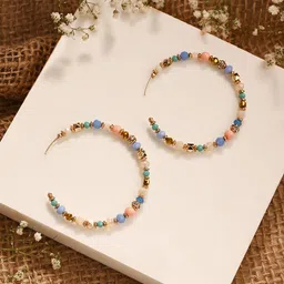 Accessorize Circular Half Hoop Earrings-36