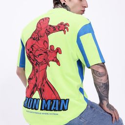 Kook N Keech Marvel Iron Man Printed Polo Collar T-shirt-image-36