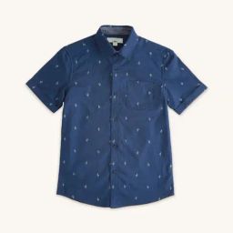 Pantaloons Junior Navy Cotton Printed Shirt-image-32