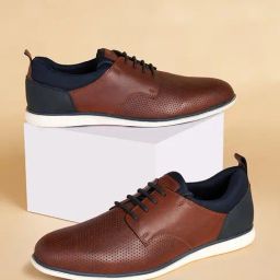 Byford by Pantaloons Men's Tan Derby Shoes-picture-49