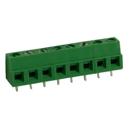 RS PRO 8 Pin PCB Terminal Block 5 mm Pitch Screw Termination, 8970865-10