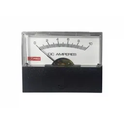 RS PRO Analogue Panel Ammeter 10 Input A DC, 57X44 mm,, 1862537-25