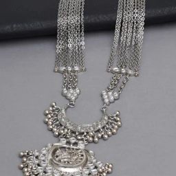 Karatcart Silver Necklace for Women-image-9