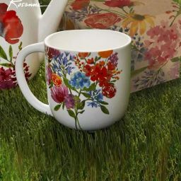 Rosanna Multi Nature's Table Medium Floral Print Mug-image-44