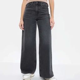 American Eagle Outfitters Black Mid Rise Flared Jeans-image-41