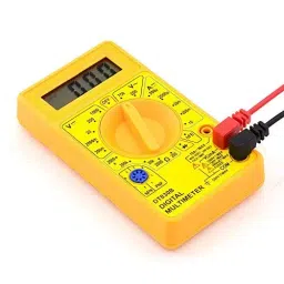 SCHOFIC AC/DC Hand-Held Digital Multimeter with Diode Transistor Test Function ‎Yellow, ‎DT830D image 4