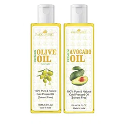 Park Daniel Set Of 2 Pure & Natural Avocado Oil & Olive Oil For Hair & Skin - 100 ml Each-55