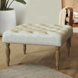 Chumbak Srilanka Ivory Sheesham Wood English Ottoman-image-24