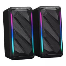 Zebronics Laptop/Desktop Speaker Black 10 W 2 Channel, ZEB-IGLOO 2-0