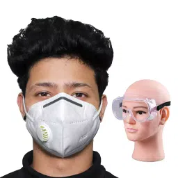 ORILEY GC-002093 Universal Unisex Goggle & K-N95 Disposable Face Mask White (Pack of 2)-image-41