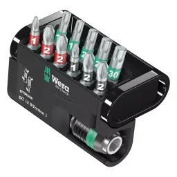 WERA BIT SET, PH/PZ/TX, 12PC, 05057420001-13