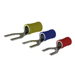 Braco Crimping Fork Terminal Insulated 10 mm² Copper Assorted, F-255 image 2