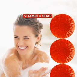 GROOVY Set Of 3 Deep Cleansing Vitamin C Soap - 100 g Each image 2