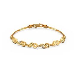 Joyalukkas Gold 22K Floral Leaf Bracelet for Women-image-60