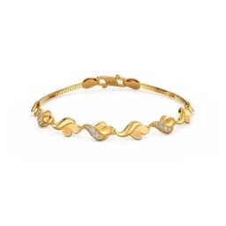 Joyalukkas Gold 22K Floral Leaf Bracelet for Women-image-61
