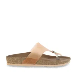 Mochi Women's Tan Thong Sandals-picture-27