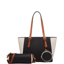 RAVE Women Colourblocked Shopper Shoulder Bags-image-80