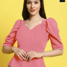 Metronaut Women Pack Of 2 Sweetheart Neck Crop Top-picture-34
