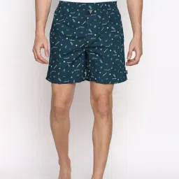 Van Heusen Regular Fit Side Pocket Side Slits All-over Print Boxer Shorts - CPB-71-image-97
