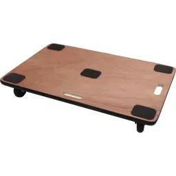 Monotaro 100 Kg Capacity Flat Trolley+Wooden+PP+PVC Wheels+Double Handle 53471907 Made In Japan-picture-11