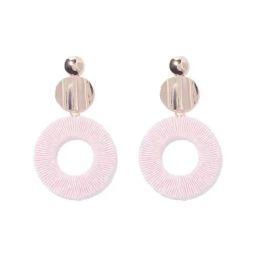 Forever New Bianca Metal Wrapped Dangler Earrings for Women-11