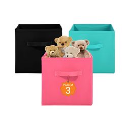 Aura Pink & Black 3 Pieces Multi-Utility Organisers-8