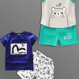 HELPOM Unisex Kids Printed T-shirt with Shorts-picture-17