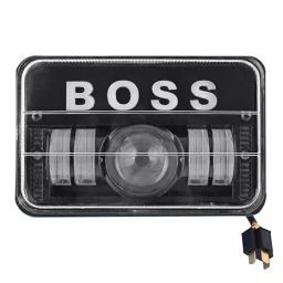 Allextreme 4 LED Boss Headlight 50W 1 Projector Lamp DRL Light with Heat Dissipation Bright Beam Compatible with Splendor Bike Motorcycle-image-97